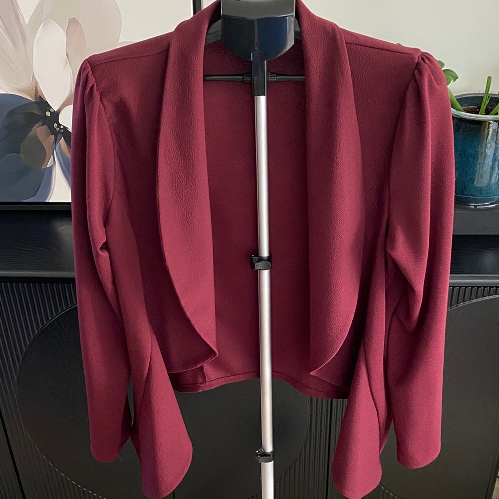 Burgandy Women's Blazer